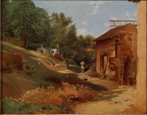 Gård i Taunus af Jakob Fürchtegott Dielmann