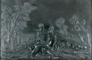 Venus og Adonis af Jakob Gabriel Mollinarolo