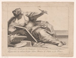 Personificering af maleri af Jakob Gottlieb Thelott