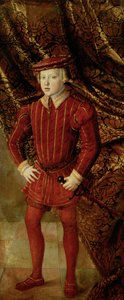Ferdinand II de Tyrol (de Habsburg), ærkehertug af Østrig - Portræt af Ferdinand II (1529-1595), ærkehertug af Østrig, af Seisenegger, Jakob (1505-1567). Olie på lærred, ca. 1540. Kunsthistorisk Museum, Wien