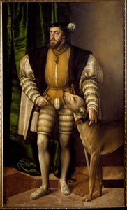 Portræt af Charles V Kejser af Tyskland