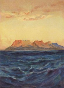 Isle of Patmos (farve litho)