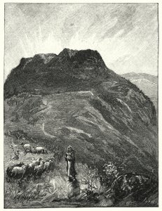 Det traditionelle skønhedsbjerg (litho) af James (after) Clark