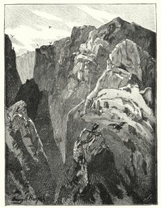 Bjergene nær Jeriko (litho) af James (after) Clark