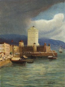 Thessalonica, nu kaldet Salonica (farve litho)