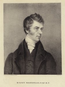 Henry Brougham af James (after) Lonsdale