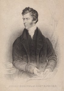 Henry Brougham af James (after) Lonsdale