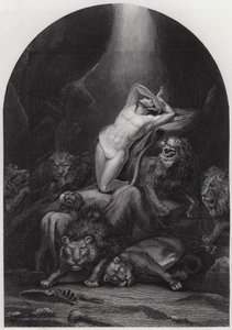 Daniel i Løvernes Hule (gravering)