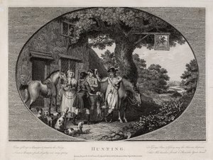 Jagt, indgraveret af Robert Pollard (1755-1838)