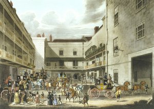 Royal Mail forbereder sig på at starte (farvet litho)
