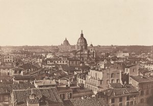 Udsigt over Rom, ca. 1855 (foto) af James (attr.to) Anderson