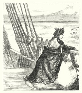 Sea-Side Hexametre (gravering) af James Abbott McNeill (after) Whistler