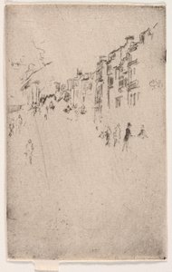 Et fragment af Piccadilly. af James Abbott McNeill Whistler