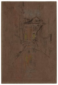 En venetiansk kanal, 1879-1880. af James Abbott McNeill Whistler