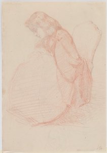 En tosidet tegning af Fumette og dansende klovne, 1855-1859. af James Abbott McNeill Whistler