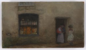 En orange note: Sweet Shop af James Abbott McNeill Whistler