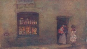En orange note: Sweet Shop, 1884, 1904 af James Abbott McNeill Whistler