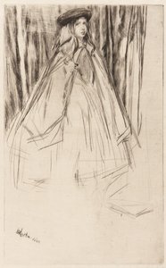 Annie Haden, 1860. af James Abbott McNeill Whistler