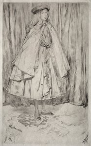 Annie Haden, 1860. af James Abbott McNeill Whistler