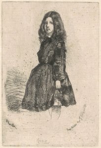 Annie, c. 1857. af James Abbott McNeill Whistler