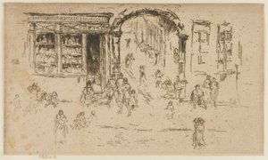 Archway, Bruxelles af James Abbott McNeill Whistler
