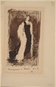 Arrangement i sort - nr. 3 af James Abbott McNeill Whistler