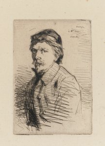 Auguste Delatre, 1858. af James Abbott McNeill Whistler