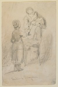 Barber i Mainz, 1858. af James Abbott McNeill Whistler