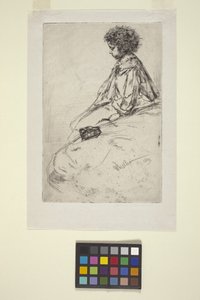 Bibi Lalouette (ætsning) af James Abbott McNeill Whistler