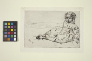 Bibi Valentin (radering) af James Abbott McNeill Whistler