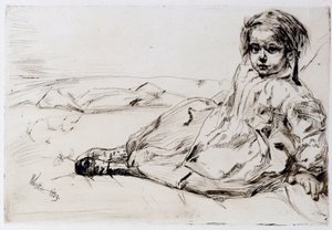 Bibi Valentin af James Abbott McNeill Whistler