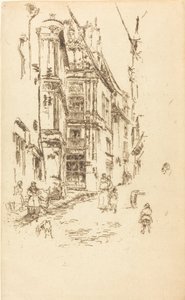 Kancelliet, Loches, 1888. af James Abbott McNeill Whistler