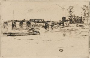 Chelsea, 1879. af James Abbott McNeill Whistler