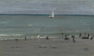 Kystscene, Badegæster, 1884-85 af James Abbott McNeill Whistler