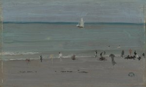 Kystscene, Badende, 188485. af James Abbott McNeill Whistler