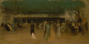Cremorne Gardens, nr. 2, ca. 1870-80. af James Abbott McNeill Whistler