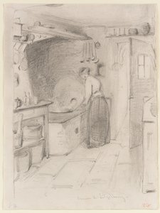 Cuisine a Lutzelbourg, 1858. af James Abbott McNeill Whistler