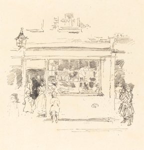 Drury Lane Rags, 1888. af James Abbott McNeill Whistler