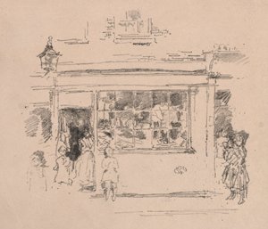 Drury Lane Rags, 1888. af James Abbott McNeill Whistler