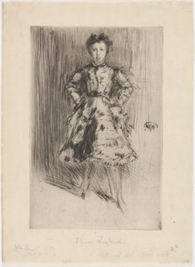 Elinor Leyland, 1873. af James Abbott McNeill Whistler