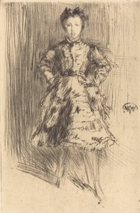 Elinor Leyland, 1873. af James Abbott McNeill Whistler