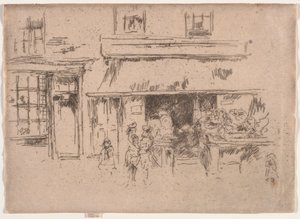 Exeter Street. af James Abbott McNeill Whistler