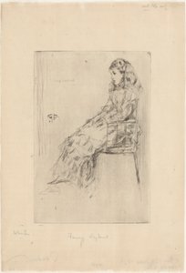 Fanny Leyland, 1873. af James Abbott McNeill Whistler