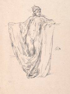 Figurstudie. af James Abbott McNeill Whistler