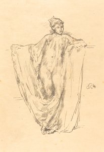 Figurstudie, 1894. af James Abbott McNeill Whistler