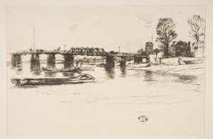 Fulham Chelsea, det 20. århundrede. af James Abbott McNeill Whistler