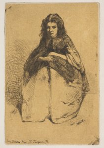 Tegneserier, 1858. af James Abbott McNeill Whistler