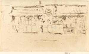 Møbelbutik, ca. 1887. af James Abbott McNeill Whistler