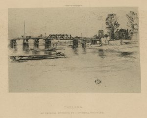 Generelt billede af Chelsea af James Abbott McNeill Whistler
