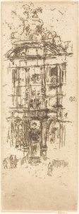 Gold-House, Bruxelles, 1887. af James Abbott McNeill Whistler